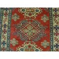 thumbnail image 3 of Super Kazak Caucasion Geometric Mahal Traditional Veg Dyed Hand Knotted Rug Carpet (4.8 x 3.9)', 3 of 9