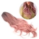 thumbnail image 3 of Fugacal Pelucas de disfraz Pelucas onduladas largas Cabello ondulado largo Rosa rizado para juegos de rol Vida diaria Fiestas de Halloween, 3 of 6