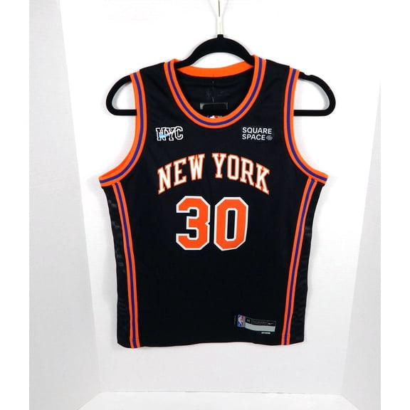 2021-22 Youth New York Knicks Julius Randle #30 Swingman Black Jersey Nike M