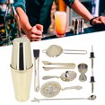 thumbnail image 1 of JUEGO DE COCTELERA DE 11 PIAS, KIT DE COCCTEL DE ACERO INOXIDABLE, JUEGO DE BARRA, JUEGO DE MEZCLADOR DE BIDIDAS CON TODOS LOS ACESORIOS ESENCiales, Herramientas, Coctelera,, 1 of 7