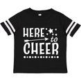 thumbnail image 3 of Inktastic Here to Cheer Cheerleading with Arrow and Stars Boys or Girls Toddler T-Shirt, 3 of 5