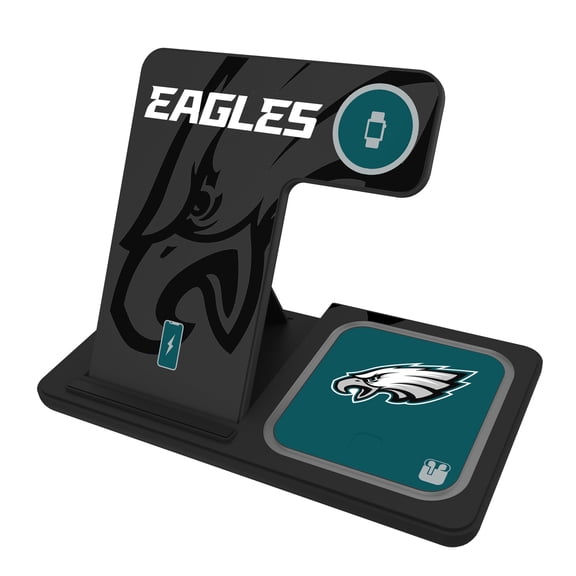 Keyscaper Philadelphia Eagles 3-In-1 Wireless Charger