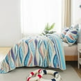 thumbnail image 3 of Nordmiex King Quilt Bedding Set - 3 Pieces Beach Quilt Sets Coastal Bedspreads Ocean Coverlets Microfiber Bed Cover All Season Quilts, 3 of 8