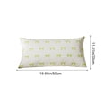 thumbnail image 3 of Ohufall Double Sided Patterns Bow Rectangular Decorative Throw Pillow Cover Detachable For Living Room Sofa, 3 of 6