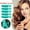 Blue, variant on Kayannuo Easter Items Hair Curler Clip Self Grip Volume Hair Curler Clip Naturally Curly Hair Styling