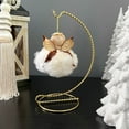 thumbnail image 3 of Bard's Twisted Gold-toned Ornament Stand, 7" H x 3" W x 3" D, Pack of 3, 3 of 6