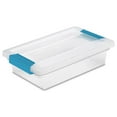 thumbnail image 2 of Sterilite Small File Clip Box Clear Storage Tote Container with Lid (30 Pack), 2 of 7