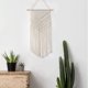 thumbnail image 2 of Taufey Macrame-decoración para el hogar, decoración para el hogar, estilo bohemio y chic, decoración geométrico para el apartamento, decoración para el dormitorio, 16 & quot; W X 33 & quot; L Feliz Sencillez, 2 of 3