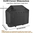 thumbnail image 3 of GZJCKJY BBQ Grill Cover Rip Proof Weather & Fits Grills of Garden Supplies, 3 of 8