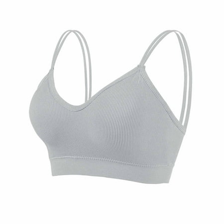 

Dqueduo Wirefree Bras for Women Sports Bra Wirefree Comfort Sports Bras for Women Extra-Elastic Bra Active Yoga Sports Bras 9Color Summer Savings Clearance