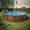 thumbnail image 3 of Bestway Hydrium 18' x 52" Steel Side Wall Above Ground Pool w/ Sand Pump & Accessories, 3 of 11