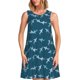 thumbnail image 1 of Fotbe Cute Shark Vestido de Verano sin Mangas para Mujer – Vestido Midi Línea A, Estilo Camiseta Floral, Vestido Playero Casual y Fluido, 1 of 7
