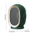 thumbnail image 3 of HongHeng Electric Space Heater,Portable Energy Efficient Space Heaters for Indoor Use,Two-Speed Portable Heater Fan for office with Adjustable,Overheating Protection,Dumping shutdown, 3 of 9