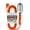 20 ft, variant on LED Drop Light with Extension Cord 50 Ft, Portable Work Utility Light 1200 Lumen with Grounded Outlet Metal Cage /Off , 45? Flat Plug,16 AWG SJTW for Garage Workshop-UL-No Bulb