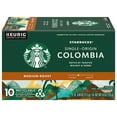 thumbnail image 5 of Starbucks Colombia Medium Roast Coffee for Keurig Brewers, 1 Box of 10 K-Cup Pods, 5 of 8