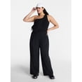 thumbnail image 2 of Avia Women's and Women's Plus FeatherStretch Woven Wide Leg Pants, 30'' Inseam, Sizes XS-4X, 2 of 7