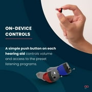 Go Prime In-Ear OTC Hearing Aid | Rechargeable, Noise & Feedback Control