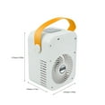 thumbnail image 4 of Leutsin Mini Air Cooler Desktop USB Small Air Conditioner Household Dormitory Fan, 4 of 5