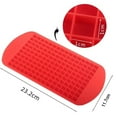 thumbnail image 3 of Silicone Ice Cube Mold 160 Grid Ice Maker Square Tray Ice Cream Cold Drink Whiskey Cocktail Tool Ice Mold, 3 of 8