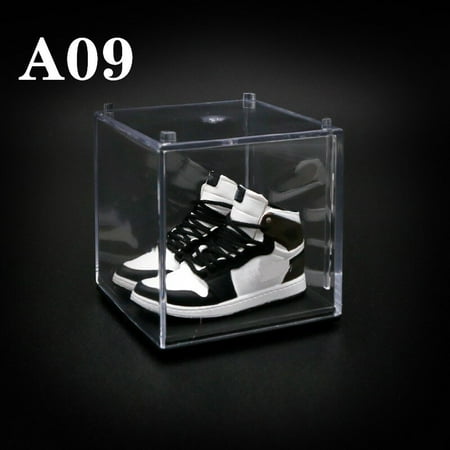 

3D Mini Basketball Shoes Mania Model Creative Hollow Sneakers Souvenir 3D Car Trim Decoration Gift