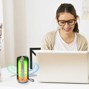 No. 5 Wireless Bluetooth Speaker, Home Outdoor Voice Intelligent Dazzling Light, Portable Desktop Bluetooth Audio