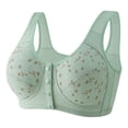 thumbnail image 3 of Brasier sin Varillas Mujer Sujetador sin Aros con Botones Delanteros Estampados para Mujer, Talla Grande, Ropa Interior Extra Grande, 3 of 3