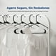 thumbnail image 3 of Ganchos de Plastico Premium SereneLife, Antideslizantes, Ahorradores de Espacio, Duraderos y Resistentes, para Camisas, Suéteres, Sudaderas, Abrigos, Pantalones y Vestidos, Negro, Pack 20, 3 of 6