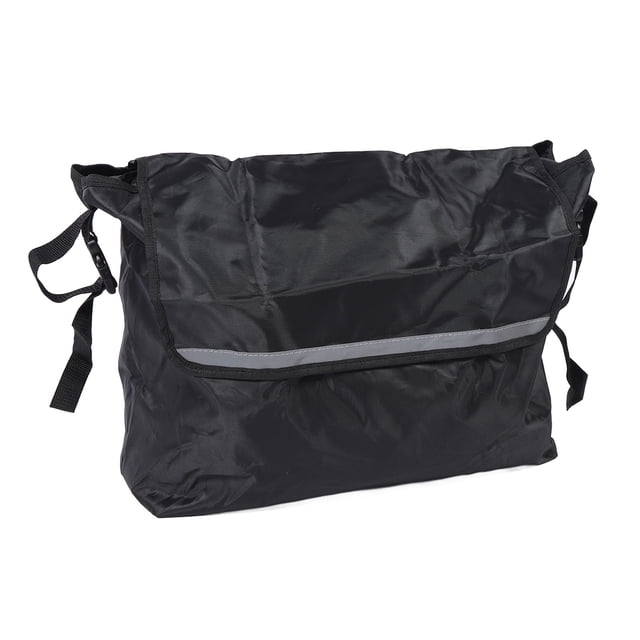 Sac de Rangement pour Fauteuil Roulant, Sac pour Fauteuil Roulant à Accrocher au Dos avec Multiples Poches, Sangle Réglable, Sac à Dos pour Fauteuil Roulant avec Bande Réfléchissante pour Marcheur