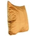 thumbnail image 2 of Chad 20 Inch Square Velvet Decorative Throw Pillow, Plush, Copper- Saltoro Sherpi, 2 of 4