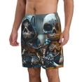 thumbnail image 2 of Pofeuu Cute Skeletons Figurines Prin Men's Swim Trunks Quick Dry Bathing Suit Swimming Board Shorts Mesh Lining Beach Swimwear-Large, 2 of 6