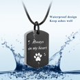 thumbnail image 4 of Cremation Jewelry Urn Necklace for Ashes for Pet, Paw Print Memorial Ash Jewelry, Keepsake Pendant for Pet's Cat Dog's Ashes with Filling Kit, 4 of 6