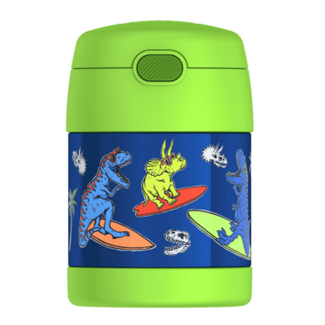 Thermos FUNtainer 10 oz Food Jar – Surfing Dinosaurs Design
