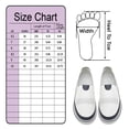 thumbnail image 5 of Women Loafer Casual Comfortable Memory Insole Work Nurse Flat Shoes White/Navy 9, 5 of 9