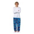 thumbnail image 7 of Peanuts Snoopy Holiday Doghouse Christmas Lights Plush Fleece Men's Pajama Pants w Adjustable Waistband & Side Pockets, 7 of 7