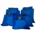 thumbnail image 1 of [Big Clear!]Set of 5 Waterproof Drawstring Bag PE Plastic Folding Sport Home Travel Storage Use, 1 of 6