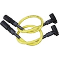 thumbnail image 5 of Brand New Transparent TRANSLUCENT YELLOW Plug Wires for 2004-2006 Harley-Davidson XL Model Oem Fit PWJ192-YR, 5 of 9