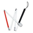 thumbnail image 1 of Sonducket Foldable Blind 5 Sections Cane Adjustable Crutch Blind Stick Escalada Sin luz, 1 of 1