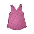 thumbnail image 6 of NMMUED Gym Tops for Women Open Back Workout Tank Tops Double Layer Back Yoga Shirts Sleeveless Flowy Athletic Tees Criss Cross Loose Fit Fitness Running Shirts Purple L, 6 of 6