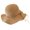 Khaki, variant on Fashionable Unisex Wide Brims Sun Hat Lightweight And Comfortable Outdoor Hat For Beach Walking Or Offices Wear