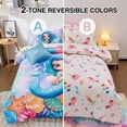 thumbnail image 2 of Juego de edredón A Nice Night Mermaid Princess Twin, 6 piezas, 2 of 8