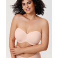 thumbnail image 3 of TRAHOO-Women's Strapless Bra Silicone-Free Minimizer Bandeau Plus Size Unlined, 3 of 4