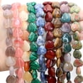thumbnail image 5 of 10 12 14 16 20 mm Ágatas naturales en forma de corazón, cuarzo, jades, turquesas, hematita, cuentas espaciadoras sueltas para hacer joyas, pulseras DIY, 5 of 5