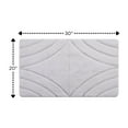 thumbnail image 2 of Knightsbridge Diamond 220 GSF Non Skid Back Bath Rug 20 x 30 - White, 2 of 2