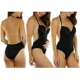 thumbnail image 4 of ToBeInStyle Women's Backless Bikini Brief Bodysuit Shaper - Black - 36D, 4 of 7