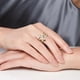 thumbnail image 3 of Anillo Celestial con Sol Luna y Anillo Oro Opalo Joyeria Anillo Cuerpo Celestial Regalo de Cumpleaños para Damas, 3 of 7