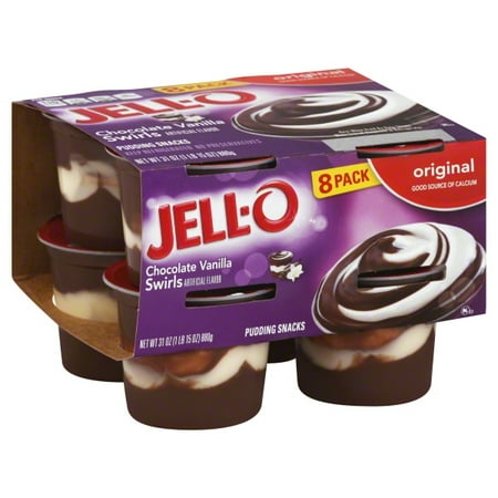 jello chocolate vanilla swirl pudding