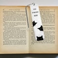 thumbnail image 4 of Cute Bookmarks for Women Funny Black Cat Bookmarks for Book Lovers Paw Bookmark Book Lovers Gifts Reader Gifts Bookworm Bookish Gifts Halloween Basket Stuffers, You Pawsed Here, 4 of 4