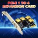 thumbnail image 5 of Ver009S Tarjeta vertical PCI-e Adaptador PCI Express 1X a 16X Cable de datos USB 3.0 Likrtyny Componentes de la computadora, 5 of 9