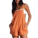 thumbnail image 1 of Lucakuins, mono corto de verano para mujer, mono de tirantes finos sin mangas de Color sólido, pantalones con tirantes informales Lucakuins moda, 1 of 6
