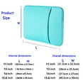 thumbnail image 4 of Laptop Sleeve Case 11 13 14 15.6 Inch for Lenovo Dell HP Asus Acer Mac Macbook Air Pro Carry Bag Case Cover Notebook, Gray, 4 of 8